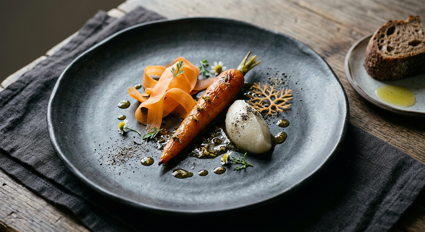 The Whole Carrot: Chamomile Root, Fermented Pear & Ash