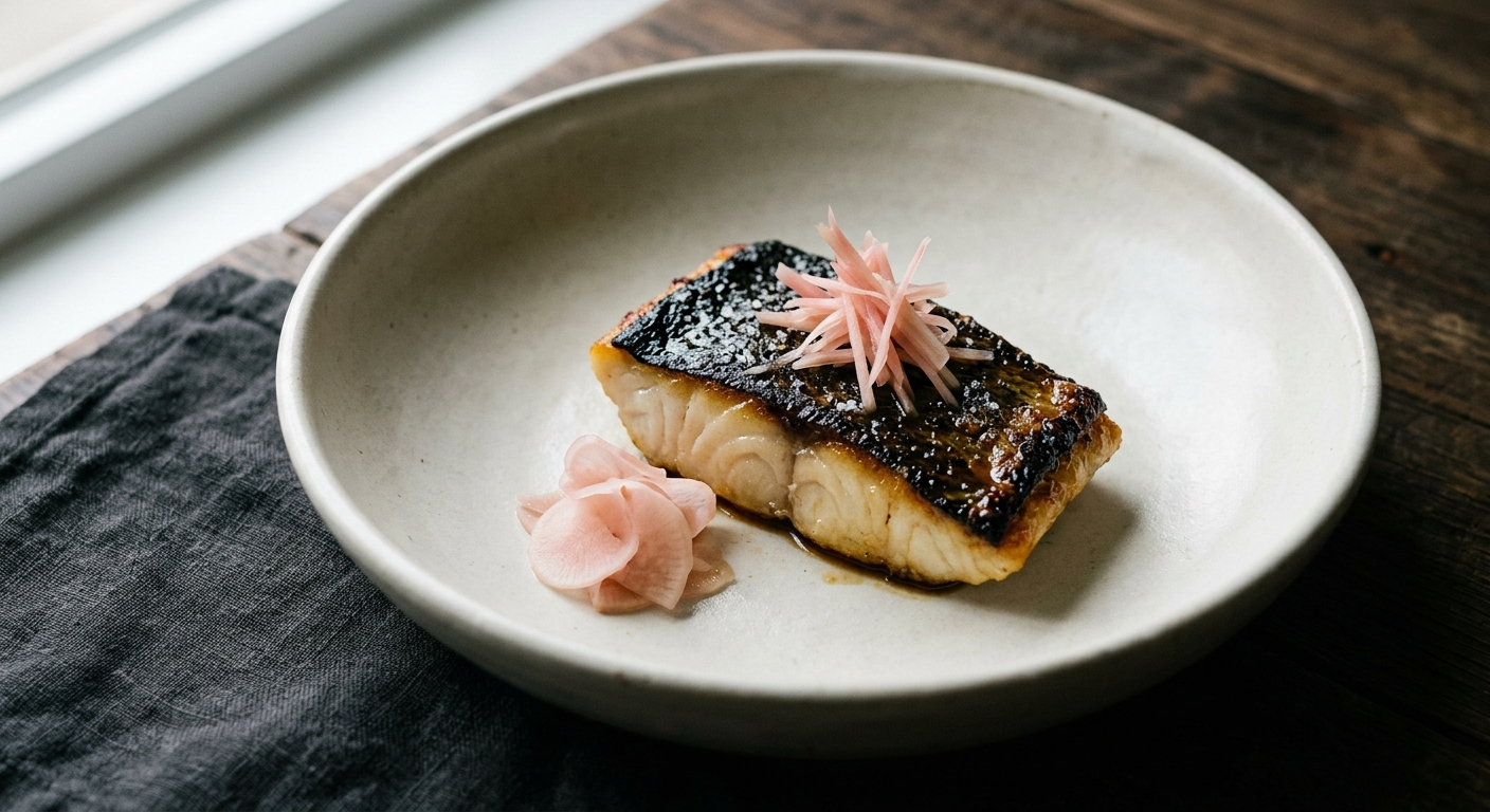 Black Cod in Miso Silk