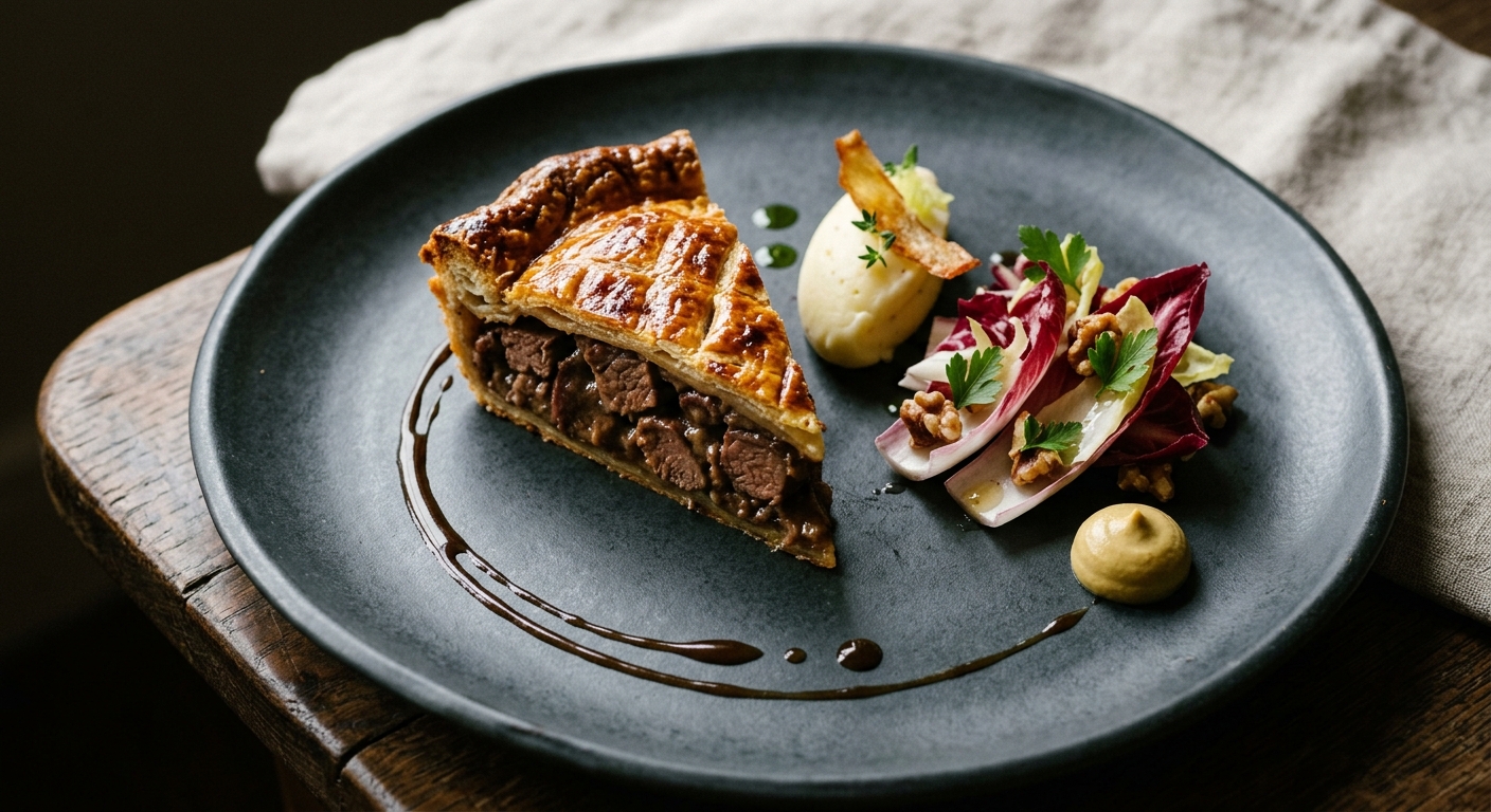 Perthshire Steak & Kidney Pie with Bone Marrow Crust