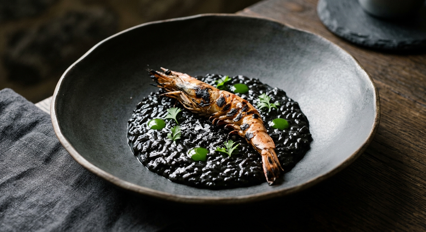 Risotto al Nero di Seppia — The Ink That Stains Your Fingers