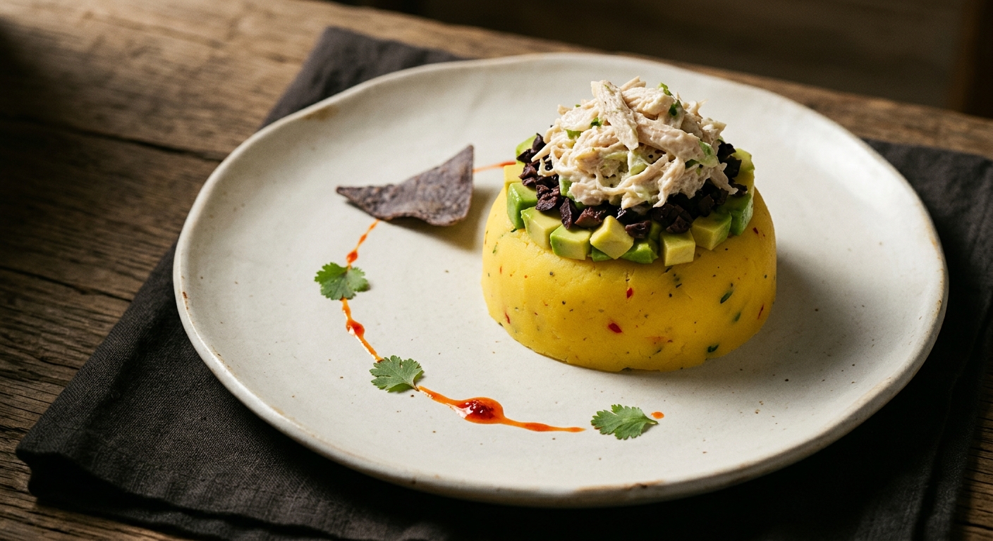 Causa Limeña: Yellow Potato & Avocado Towers