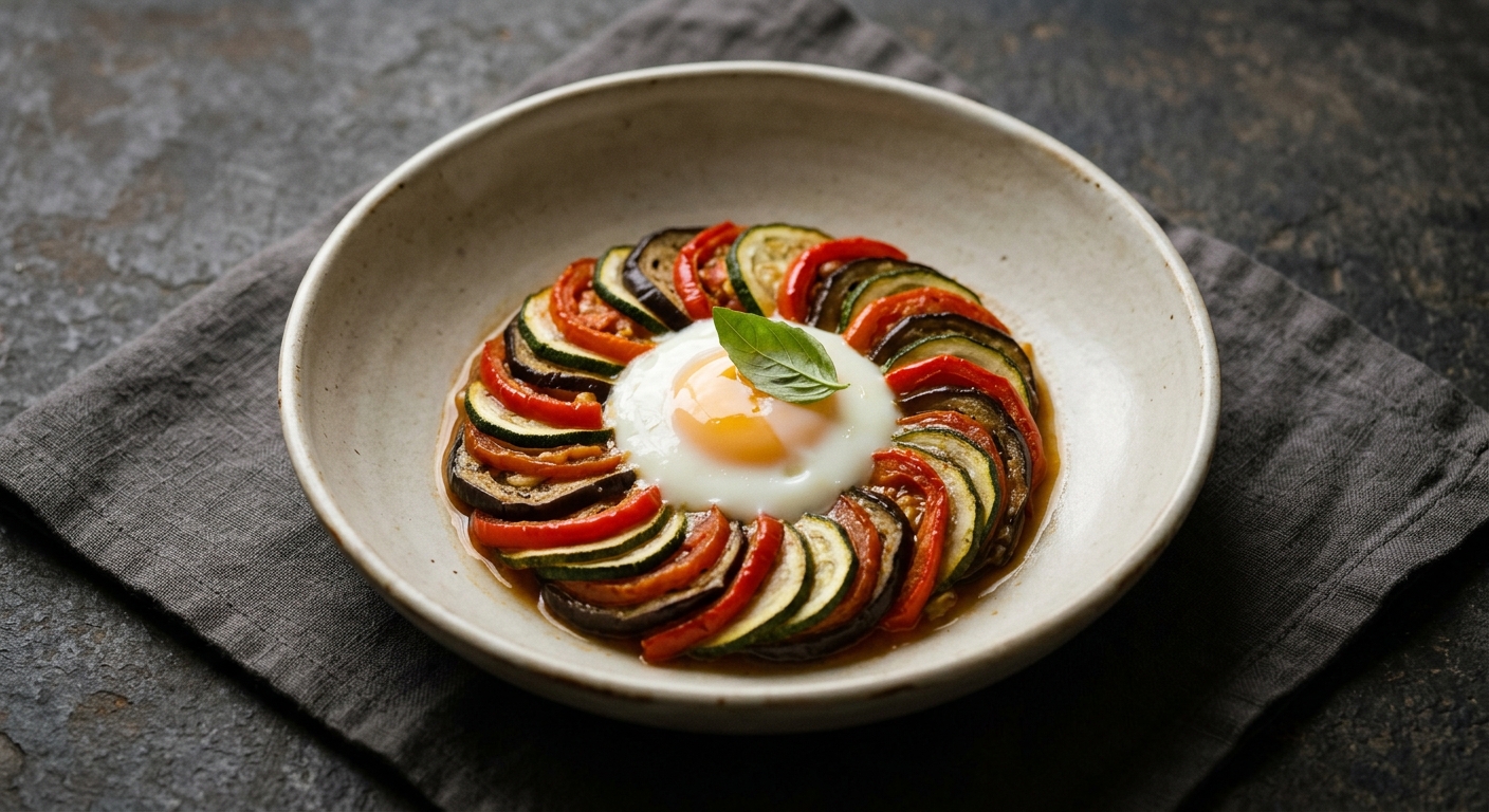Ratatouille Confite — Each Vegetable Surrenders Alone