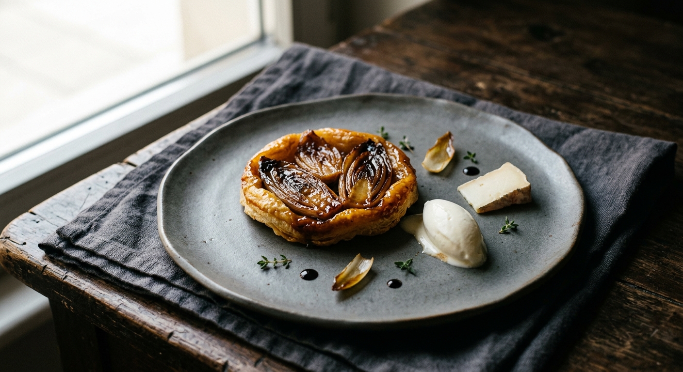 Tarte Tatin d'Endives — The Bitter Turns Sweet