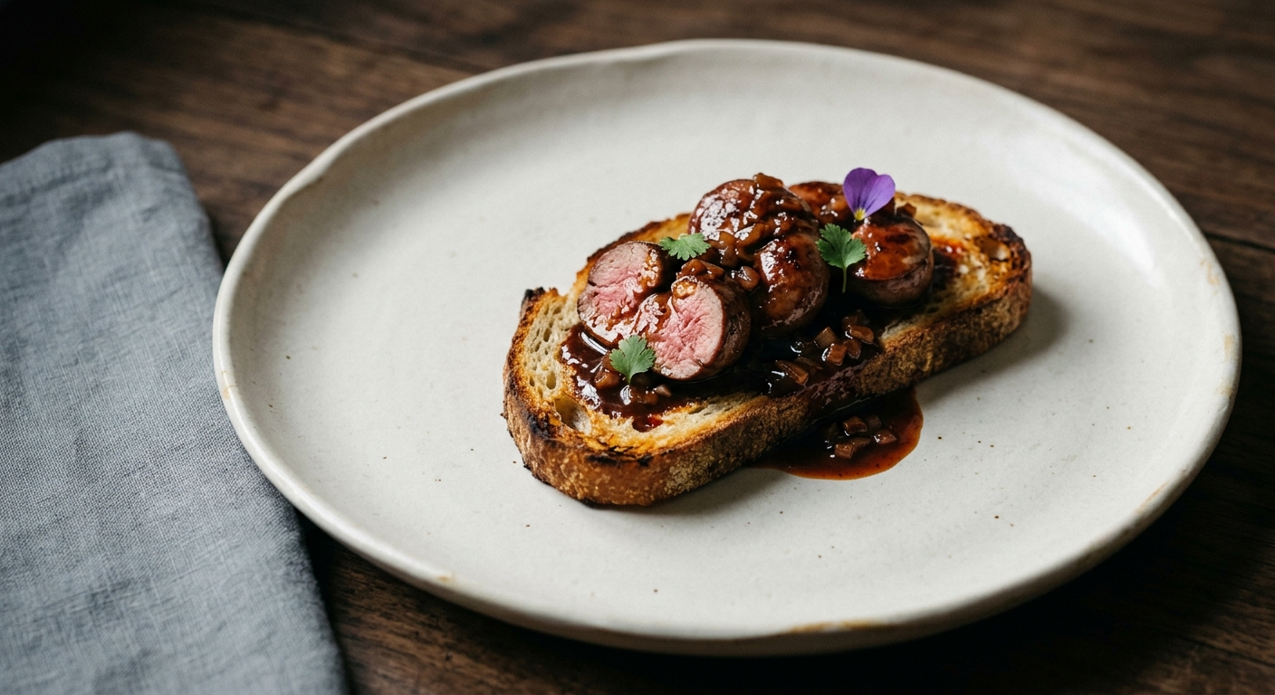 Devilled Kidneys on Sourdough