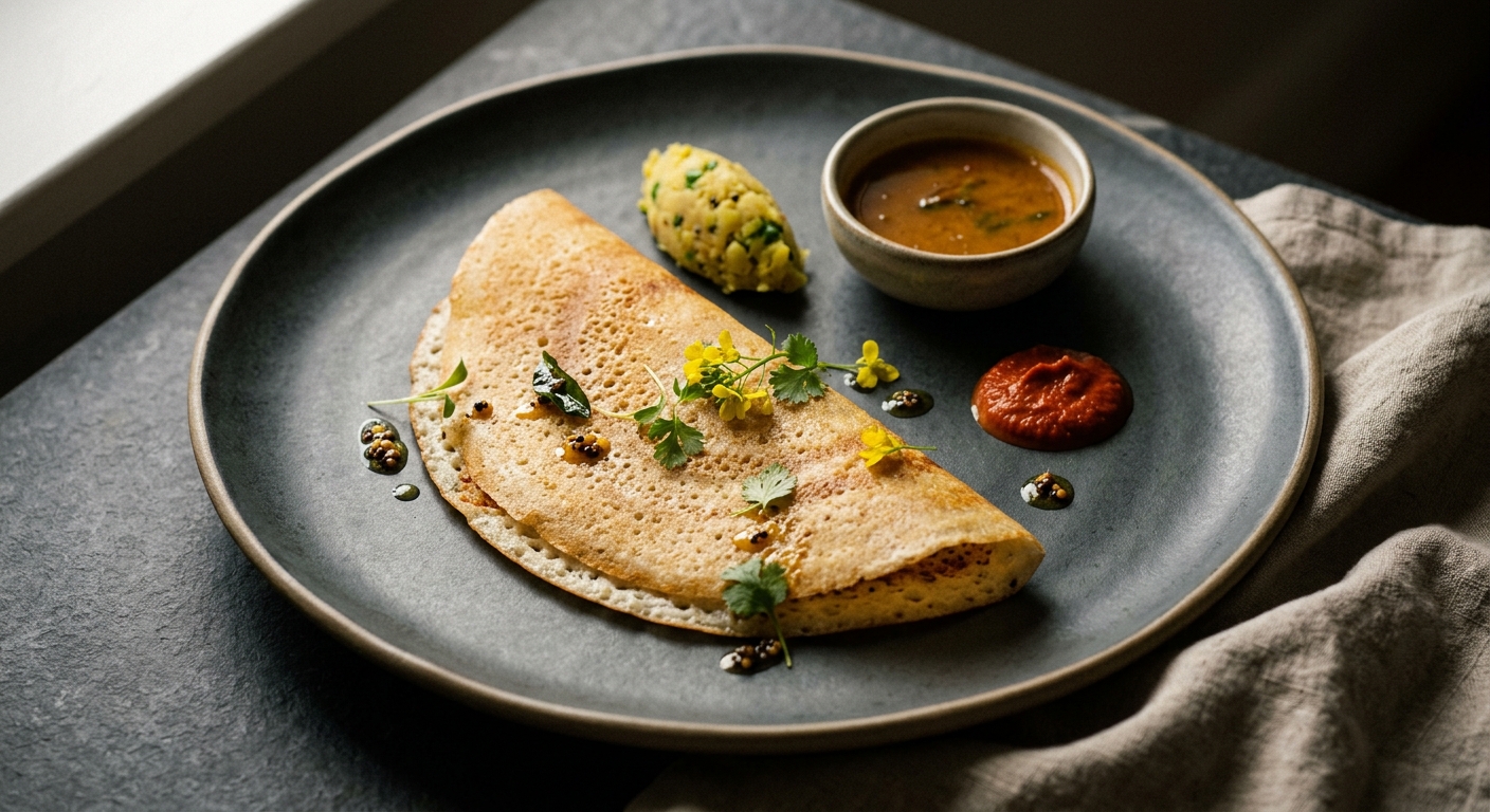 Masala Dosa: Summer in a Crisp