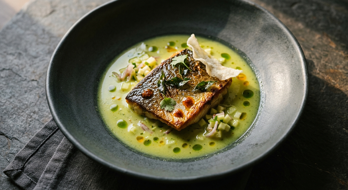 Mackerel, Green Mango & Coconut — A Kerala Opener