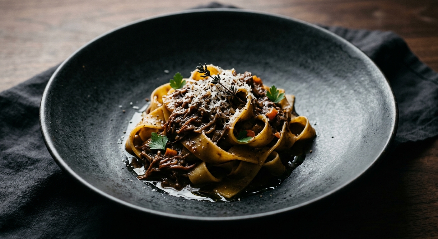 Pappardelle al Cinghiale — The Huntsman's Patience