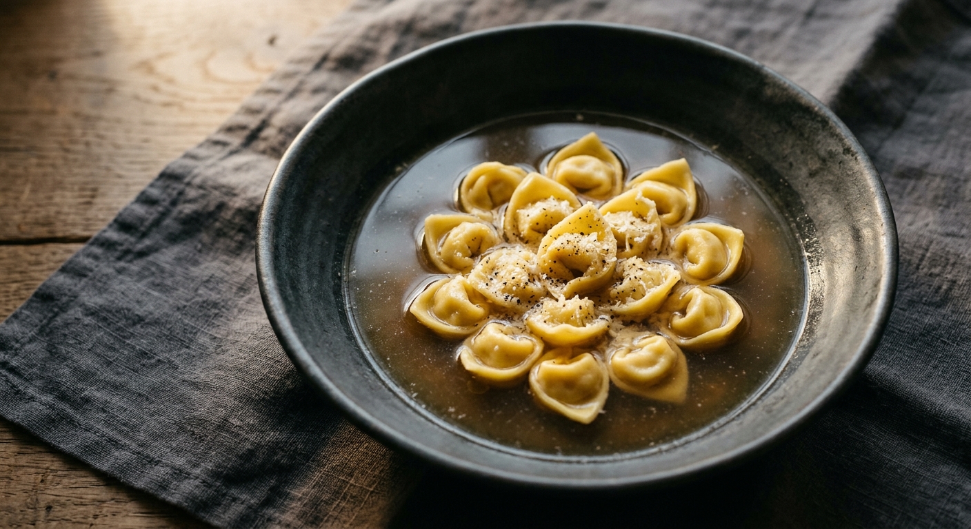 Tortellini in Brodo — Bologna's Little Rings