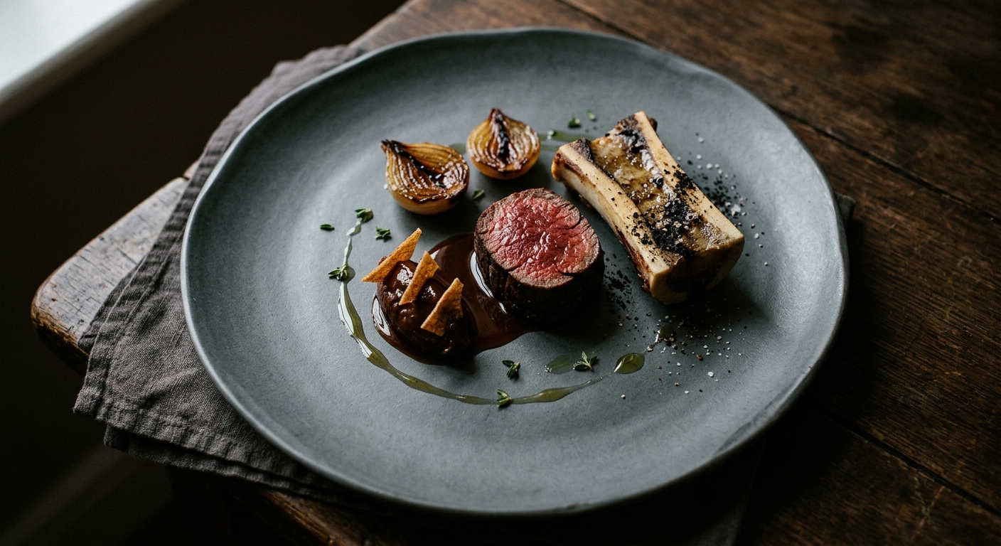 Dexter Beef, Bone Marrow & Cheek — Hay & Smoke