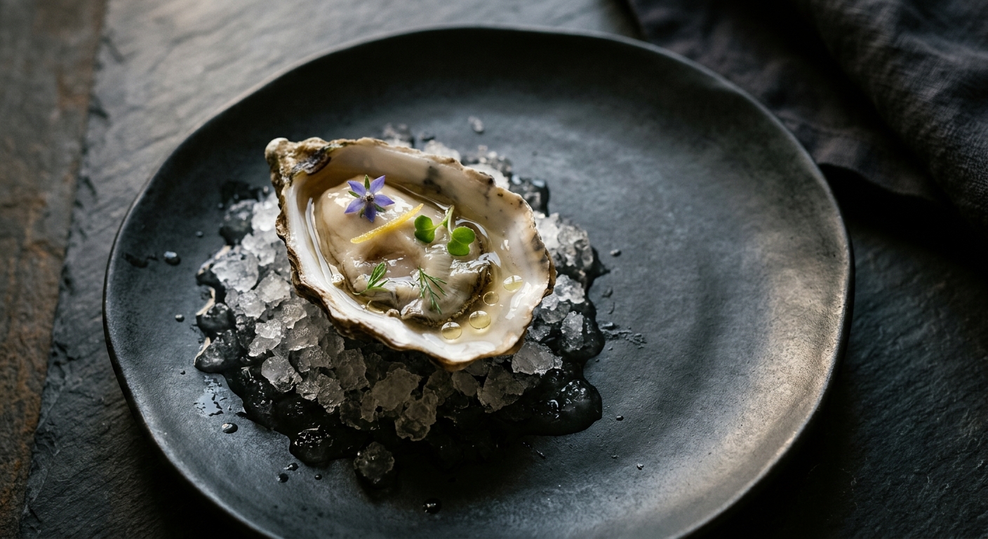 Naked Oyster, Elderflower Bite