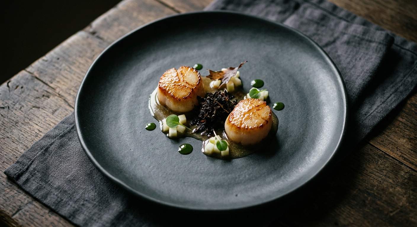 Hand-Dived Mull Scallop, Brown Butter & Dulse