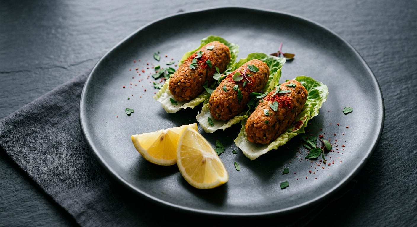 Mercimek Köftesi: Red Lentil Logs