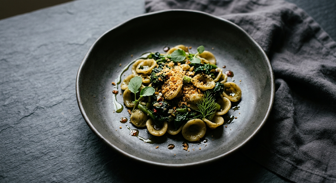 Orecchiette con Cime di Rapa — The Bitter Truth