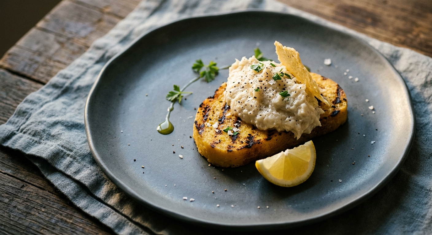 Baccalà Mantecato on Grilled Polenta — The Whipped Miracle
