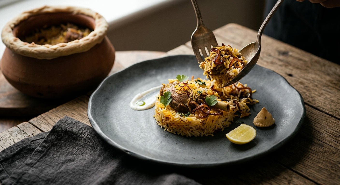Hyderabadi Dum Biryani — A Sealed Affair