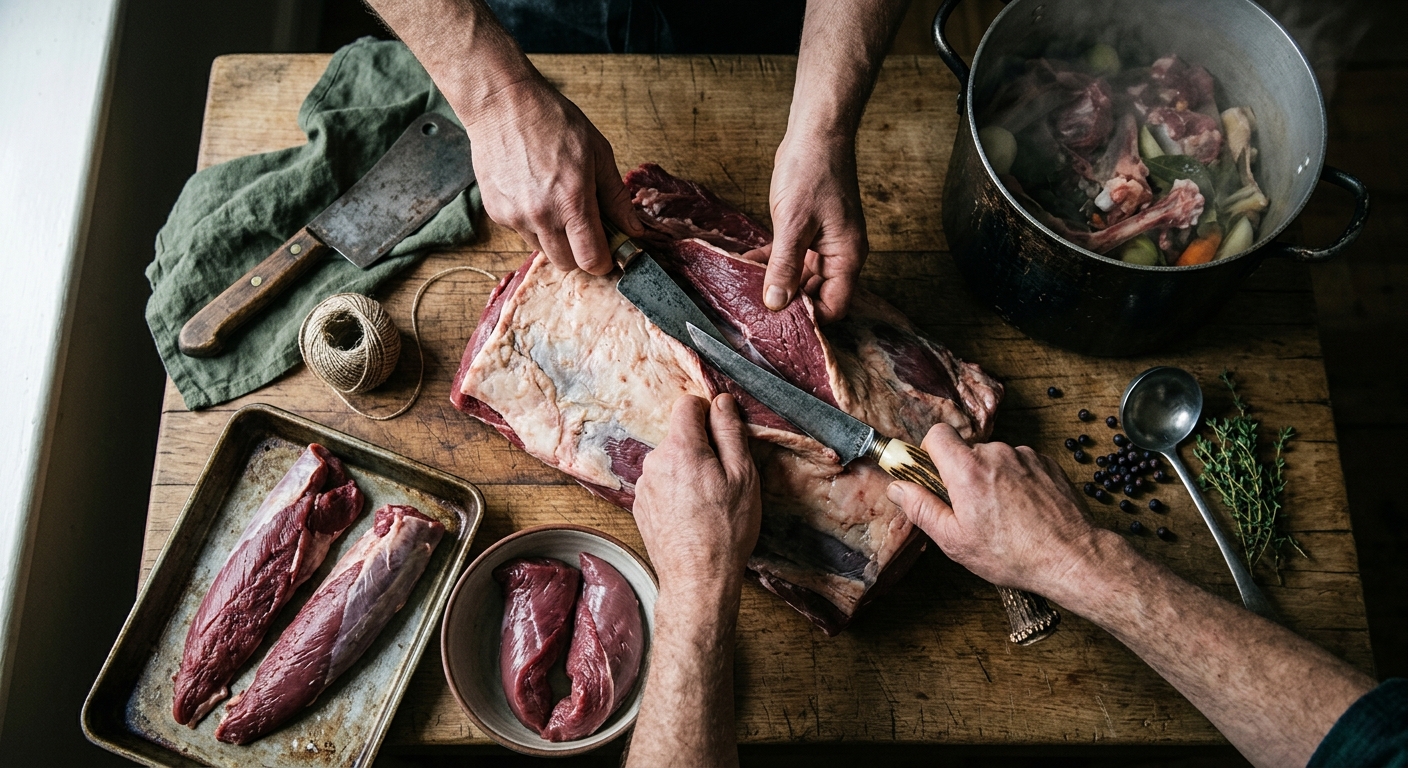 Breaking Down a Venison Saddle