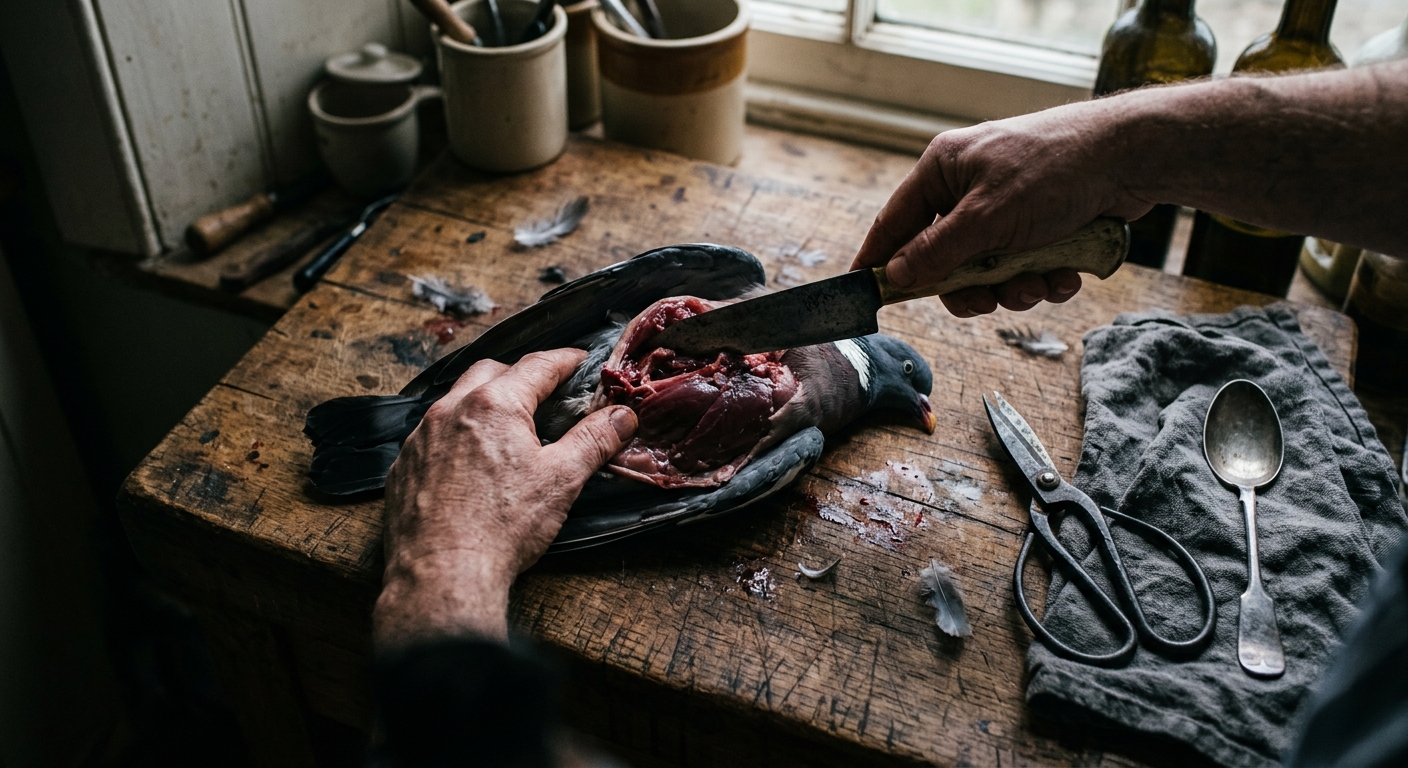 Wood Pigeon Breast-Out